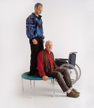 aTrainingsvariante für Rollstuhlfahrer