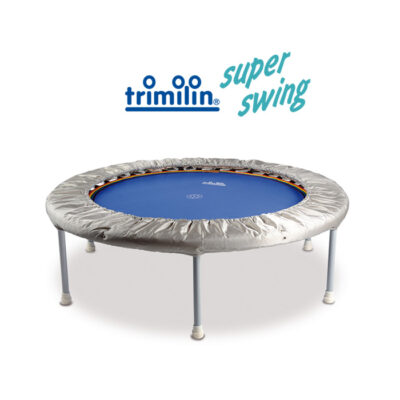 Minitrampolin Trimilin-superswing blau-silber mit logo