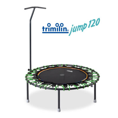 Minitrampolin trimilin-jump 120. Mit T-Haltestange.